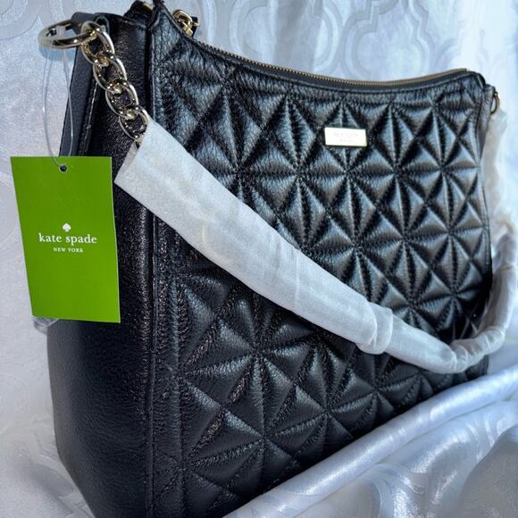 NWT $298 Kate Spade WHITAKER PLACE AURELIA BLACK - Picture 6 of 12